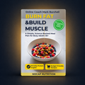 The NoCap Custom Meal Plan — Burn Fat & Build Muscle digital meal plan cover