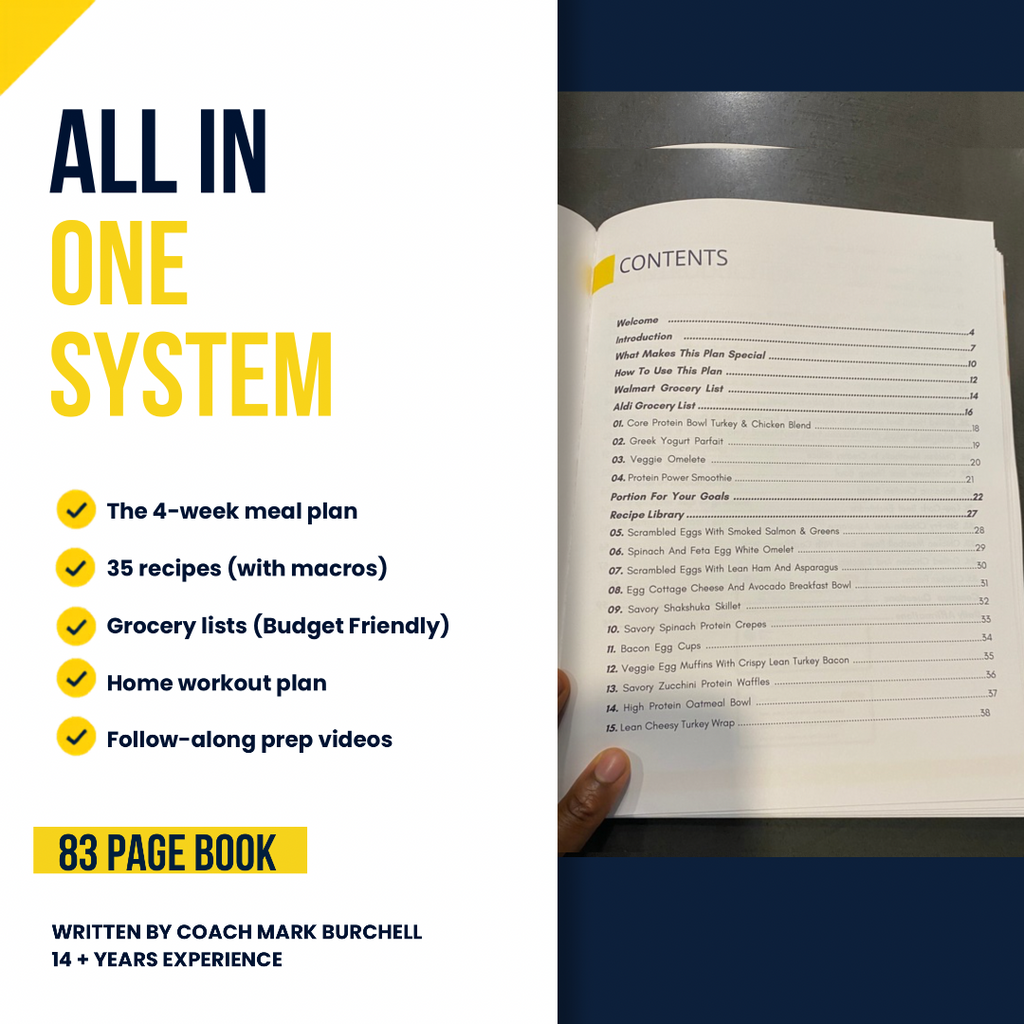 All in one system — the real contents page of the 83-page book