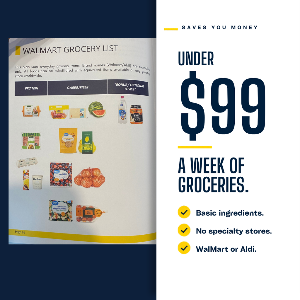 Under $99 for a week of groceries — the real Walmart list from the book